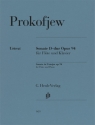 Sonate D-Dur op. 94 f�r Fl�te und Klavier