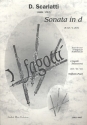 Sonate d-Moll K52 f�r 4 Fagotte Partitur und Stimmen