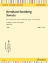 Sonate e-Moll op.38,1 f�r Violoncello und Klavier f�r 3 Violoncelli Partitur und Stimmen