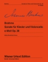 Sonate e-Moll op.38 f�r Violoncello und Klavier