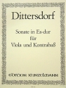 Sonate Es-Dur f�r Viola und Kontraba� Stimmen