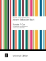Sonate F-Dur nach BWV1035 f�r Altblockfl�te und Bc