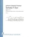 Sonate F-Dur op.1,4 f�r Violoncello und Bc Partitur und Spielpartitur (Bc ausgesetzt)