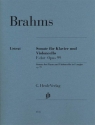 Sonate F-Dur op.99 f�r Violoncello und Klavier