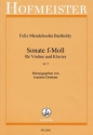 Sonate f-Moll op.4 f�r Violine und Klavier