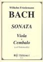 Sonate f�r Viola und Cembalo (Violoncello als Bc) Stimmen
