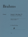 Sonate  G-Dur op. 78 f�r Violine und Klavier