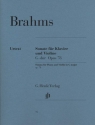 Sonate G-Dur op.78 f�r Violine und Klavier