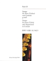 Sonate g-Moll BWV1020 f�r Fl�te und Cembalo