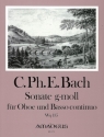 Sonate g-Moll wq135 f�r Oboe und Bc