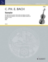 Sonate g-Moll Wq88 f�r Viola oder Viola da gamba (Violoncello) und obligates Cembalo