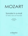 Sonate in a-moll f�r Violine, Viola und Violoncello Partitur und Stimmen