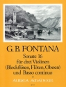 Sonate Nr.16 f�r 3 Violinen (Blockfl�ten, Fl�ten, Oboen) und Bc Stimmen