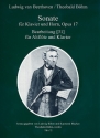 Sonate op.17 f�r Altfl�te und Klavier