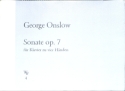 Sonate op.7 f�r Klavier zu 4 H�nden
