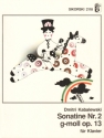 Sonatine g-Moll op.13,2 f�r Klavier Neuausgabe 2018