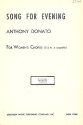 Song for Evening for female chorus a cappella score