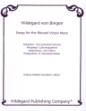 Songs for the Blessed Virgin Mary for voice
