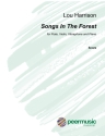 Songs in the Forest for flute (piccolo), violin, vibraphone (marimba) and piano score and parts