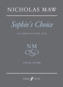 Sophie's choice an opera in 4 acts vocal score