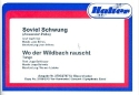 Soviel Schwung  und Wo der Wildbach rauscht: f�r BLASORCHESTER