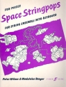 Space Stringpops for string ensemble and keyboard score and parts