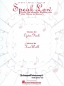 Speak low: f�r Klavier/Gesang/Gitarre