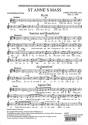St. Anne's Mass f�r Chor unisono (Gemeinde) und Orgel, gemischter Chor (SAATB) ad libi Chorpartitur