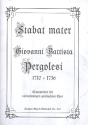 Stabat mater f�r Soli, gem Chor und ORCHESTER Chorpartitur
