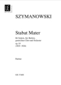 Stabat mater op.53 f�r Soli, gem Chor und Orchester (po/lat) Studienpartitur