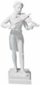 Standfigur Johann Strauss 27 cm Alabaster