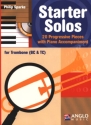 Starter Solos (+CD) for trombone and piano (treble clef and bass clef)