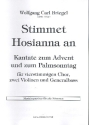 Stimmet Hosianna an f�r gem Chor, 2 Violinen und Bc Musizier-Partitur (Set mit 25 Stk)