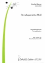 Streichquartett e-Moll f�r 4 Streicher Partitur und Stimmen