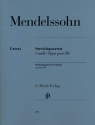 Streichquartett f-Moll oppost.80  Stimmen