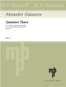 Streichquartett G-Dur Nr.3 op.26 f�r Streichquartett Stimmen
