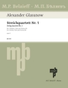 Streichquartett Nr.1 op.1 f�r Streichquartett Stimmen