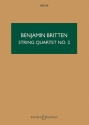 Streichquartett Nr. 2 C-Dur op. 36 HPS 89 f�r Streichquartett Studienpartitur