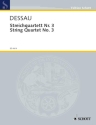 STREICHQUARTETT NR. 3 f�r Streichquartett Partitur und Stimmen