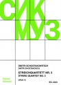 Streichquartett  Nr.3 op.73 f�r Streichquartett Stimmen