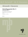 Streichquartett Nr.5 op.70 f�r Streichquartett Stimmen