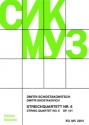 Streichquartett Nr.6 op.101 f�r Streichquartett Stimmen