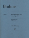 Streichquintett Nr. 2 G-Dur op. 111 f�r 2 Violinen, 2 Violen und Violoncello Stimmensatz