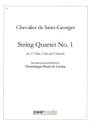 String Quartet C-Dur Nr.1 for 2 violins, viola and violoncello score