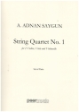 String Quartet no.1 op.27 for 2 violins, viola and violoncello parts