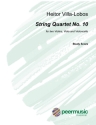 String Quartet no.10 for 2 violins, viola and violoncello study score