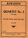 String Quartet No.2 D major 2 Geigen, Bratsche und Violoncello Studienpartitur