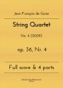 String Quartet op.36 Nr.4 for 2 violins, viola and violoncello score and parts