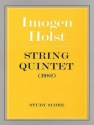 String Quintet for 2 violins, viola and 2 violoncelli study score