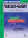Studies and melodious Etudes for trombone, level 1 (elementary)
